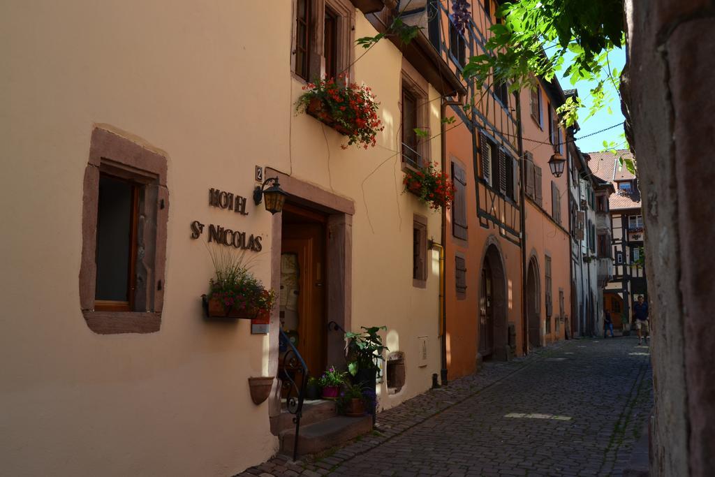 Hotel Le Saint Nicolas Riquewihr Exterior foto