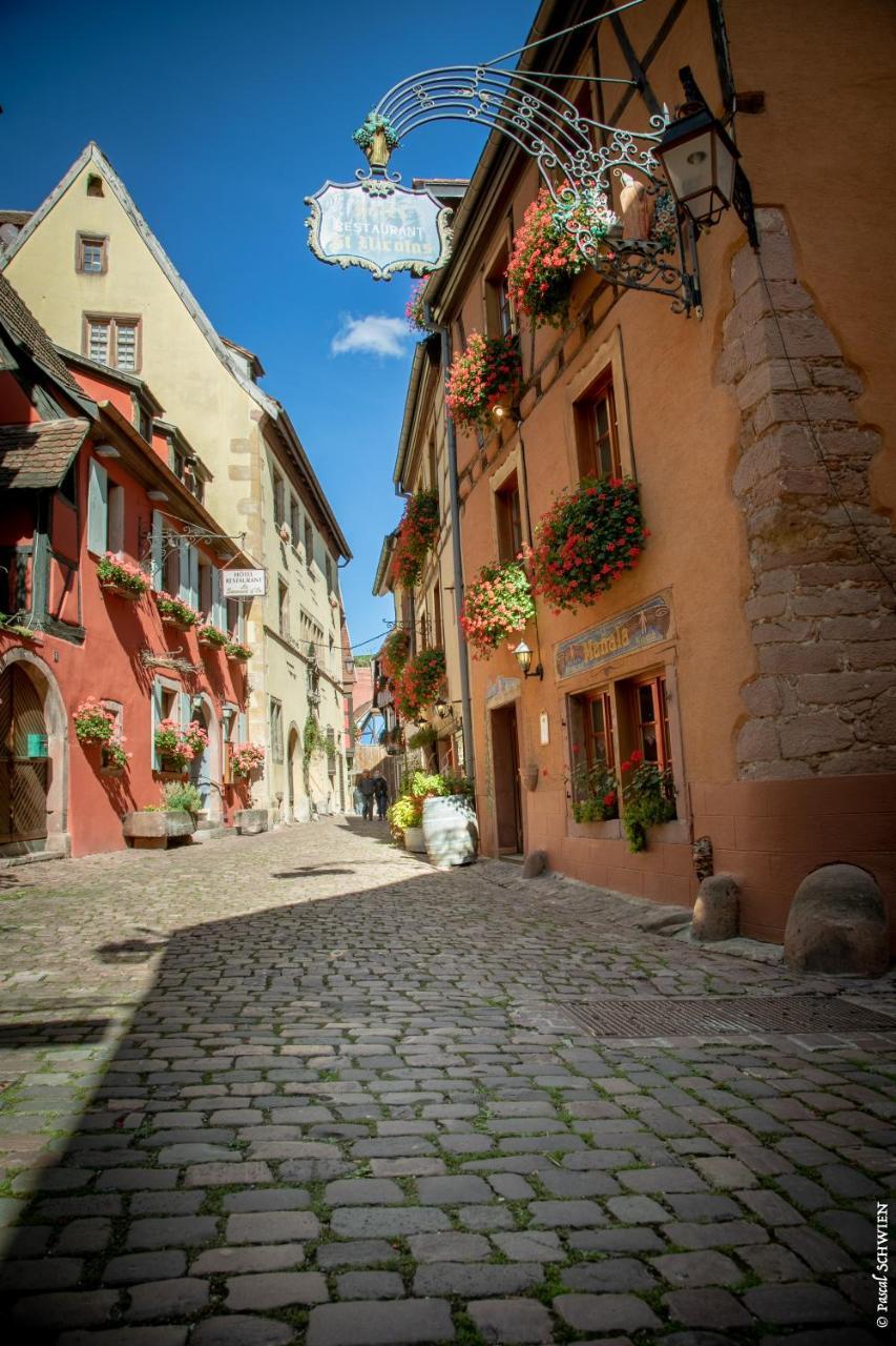 Hotel Le Saint Nicolas Riquewihr Exterior foto